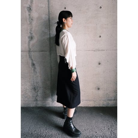 wool marine skirt
