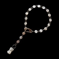 eski. original shell chain necklace "white tiger"