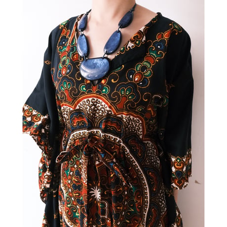 ethnic poncho dress