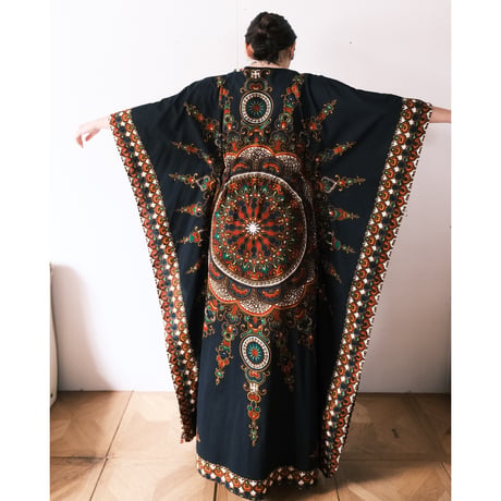 ethnic poncho dress