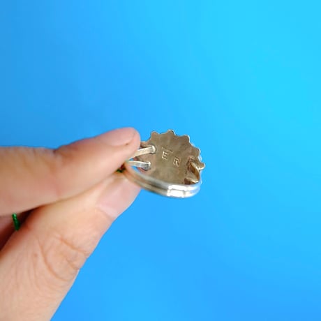 ZUNI / “Sun face” ring