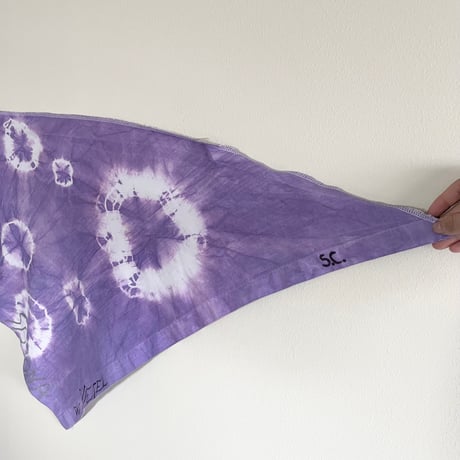 tie-dye bandanna / lavender