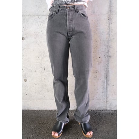Levi's 501 / black denim / made in USA