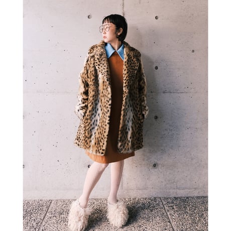 60-70s leopard coat