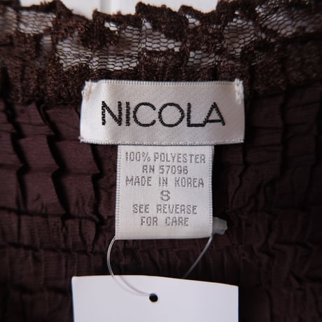 wrinkle ns tops / brown