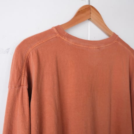 "ハート争奪戦❣️" / LS tee 【orange brown】