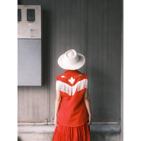 cutoff fringe shirt vest