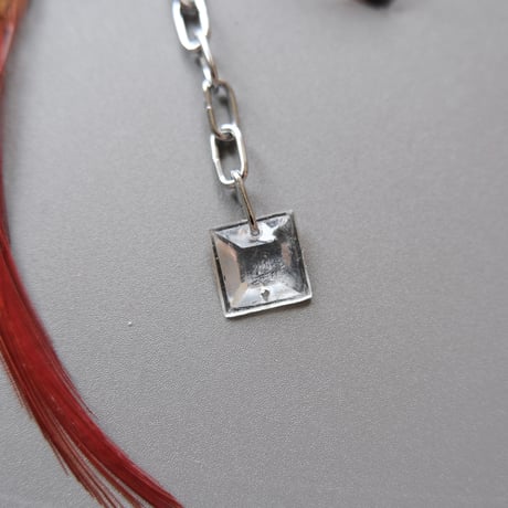 eski. original "shell × chain" necklace