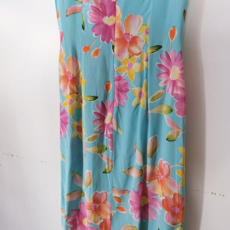 MAGGY LONDON / silk  flower dress