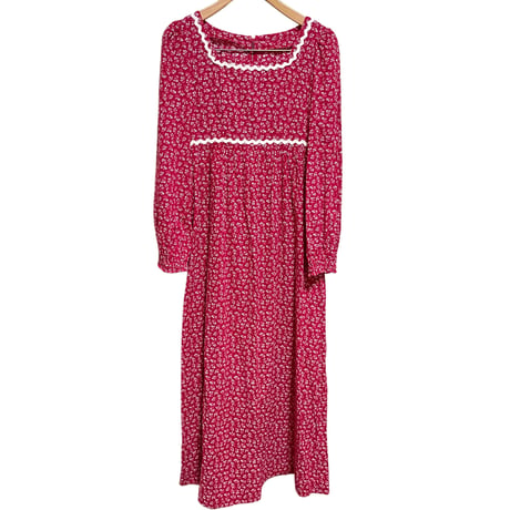 〜70s flower print dress