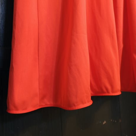 poly long dress "red"