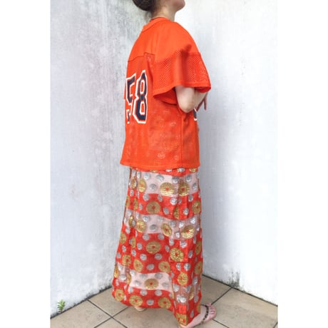 70s special vtg / tulle long dress