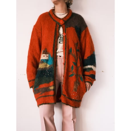 mohair cardigan "🏠"
