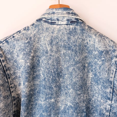 chemical denim all-in-one