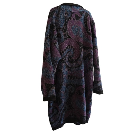 long knit cardigan