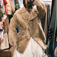 70s fake fur coat