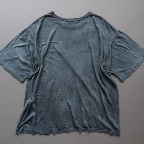 over dye tee / black