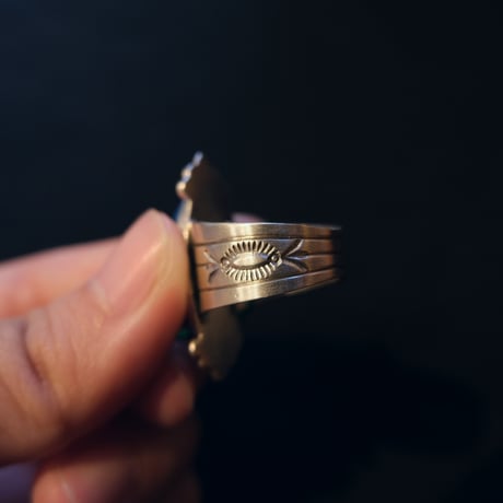 Rainbow Calsilica ring