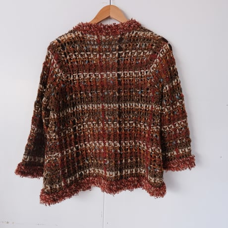 crochet knit jacket