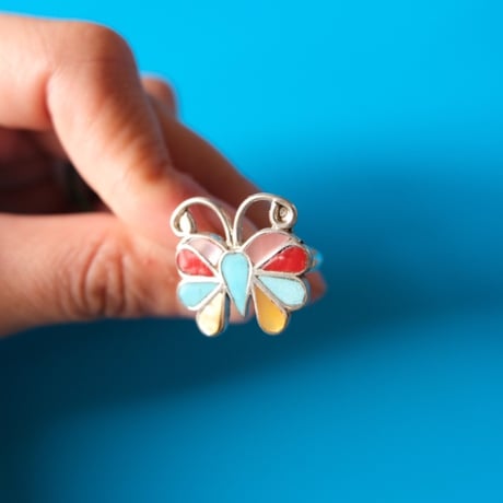 ZUNI / butterfly ring / vivid
