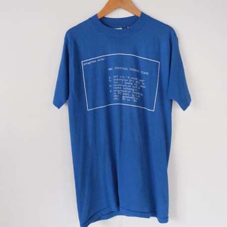 print tee / blue