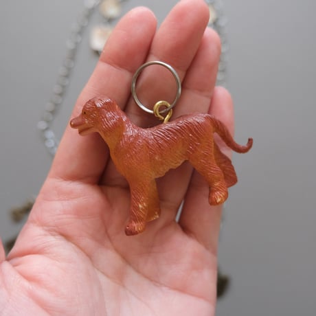 eski. original shell chain necklace "dog"
