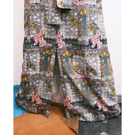 〜70s flower skirt
