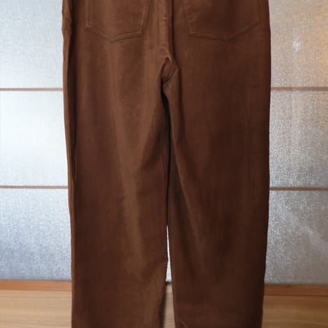 brown velours  pants
