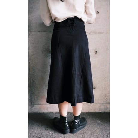 wool marine skirt
