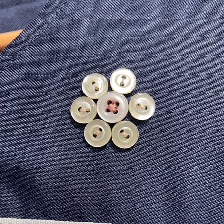 eski. remake / Croatian army sailor tops with "button flower"