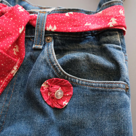 70s levi's denim remake bag