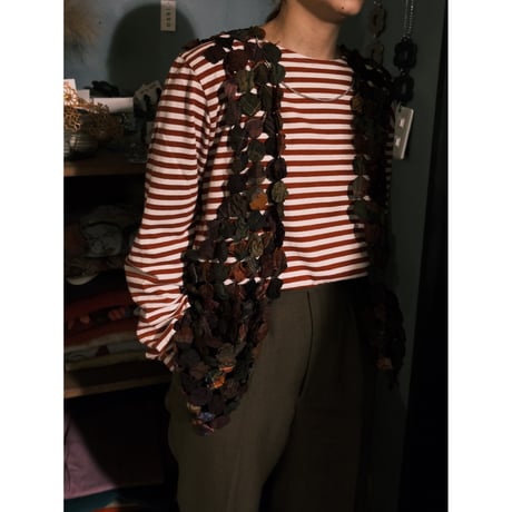 yoyo quilt vest