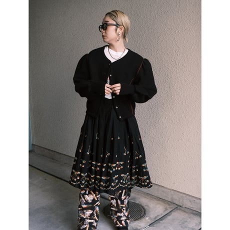 black tyrol cardigan