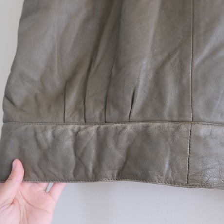 made in Italy / design leather jacket