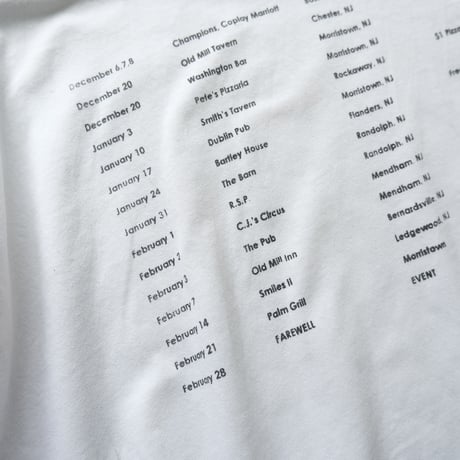 FRUIT OF THE LOOM / tour tee