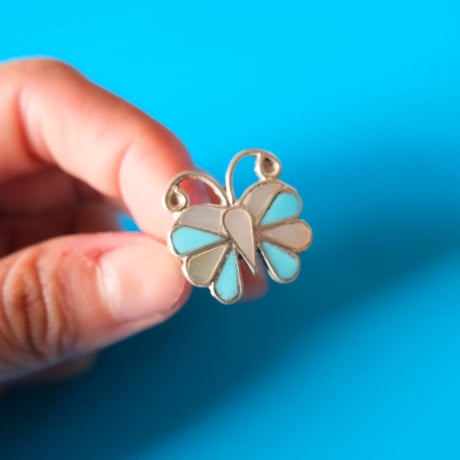 ZUNI / butterfly ring / pastel