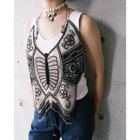 Beaded Halter Bustier