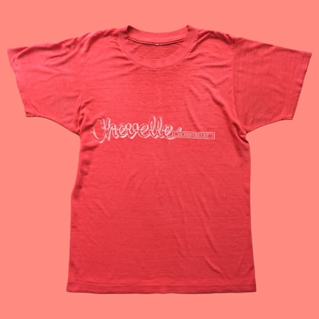 old print tee / red