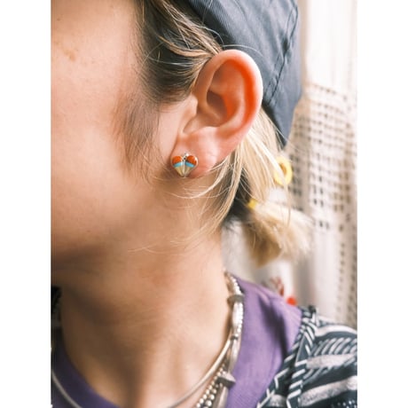 ZUNI / inlay heart pierce