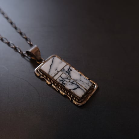 indian jewely / "white buffalo" necklace