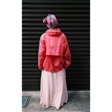 tulip (?) long scarf / made in France