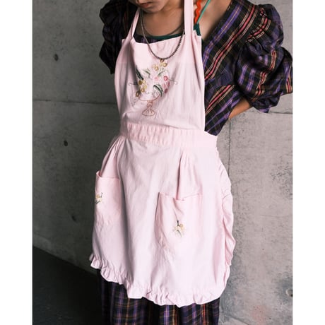 embroidered apron