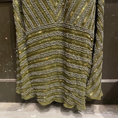 beads embroidery dress