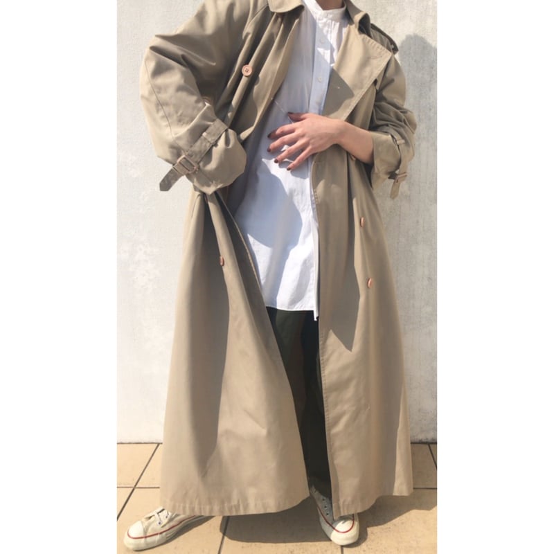 ✨️美品✨️Marshall Field's マーシャルフィールドトレンチコート 60s〜 marshall fields / long trench coat | e s k