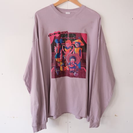 "ハート争奪戦❣️" / LS tee 【purple】
