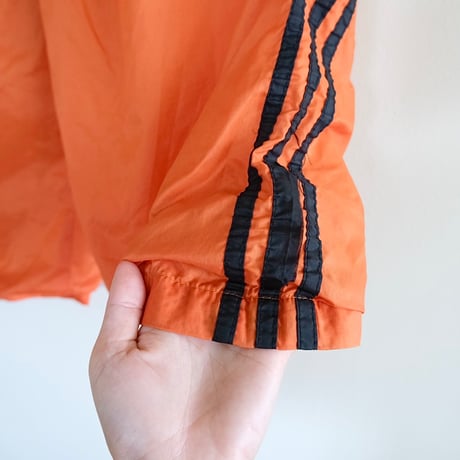 “adidas” orange nylon half pants