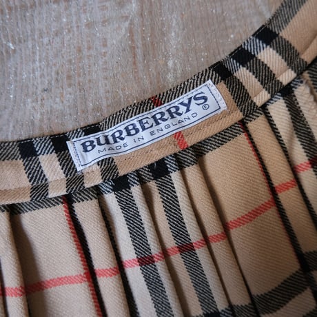 BURBERRY'S / check skirt / made in England