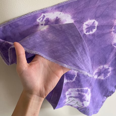 tie-dye bandanna / lavender