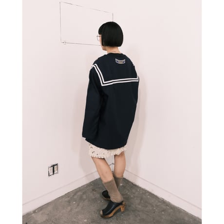 eski. remake / Croatian army sailor tops with "button flower"