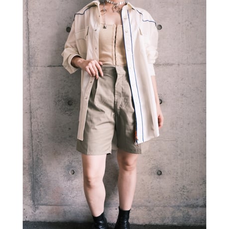 western shirt / white